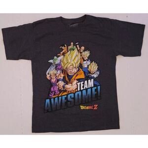 Dragon Ball Z Team Awesome Short Sleeve Shirt Youth Size Xl